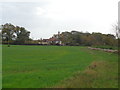 House on Hill Furze Road seen from the field side