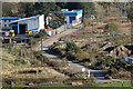 Buildings at the Galashiels Community Landfill Site