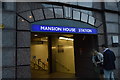 Mansion House Underground Stion