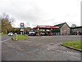 Texaco petrol station on the A38