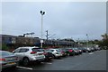 Airdrie Station and car park