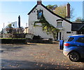 East side of the Hunters Moon Inn, Llangattock Lingoed