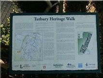 SK2028 : On the Tutbury Heritage Walk by Alan Murray-Rust