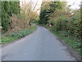 Road to Paxford crossing bridge over small stream