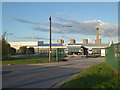 Entrance to St Gobain glass factory, Eggborough