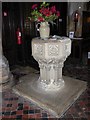 TA1028 : St Mary Lowgate: font by Basher Eyre