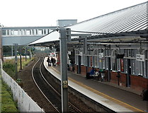NT9953 : Up platform, Berwick-upon-Tweed Station by Bill Harrison