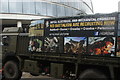 View of an army truck assembled for the Lord Mayor