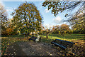 Vera Brittain bench sculpture, Brampton Park