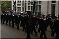 View of cadets marching in the Lord Mayor