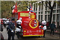 View of the Belt and Road China and the U.K. train in the Lord Mayor