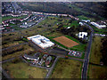 Drumchapel High School from the air