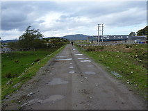 NH5116 : Track above Garthbeg farm by Richard Law