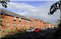 Modern housing in Queen Street, Bilston, Wolverhampton