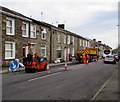 Road resurfacing, Gwendoline Street, Tynewydd