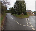 Junction in Cross Ash, Monmouthshire