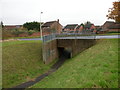 TL6646 : Pedestrian underpass, Spindle Road by Keith Edkins