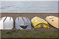 Boats on the beach at Herne Bay