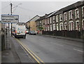 Direction sign, Trebanog Road, Trebanog