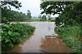 River Whitadder in spate at Bluestone Ford