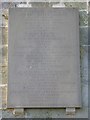 ST7734 : Memorial plaque on Obelisk, Stourhead Gardens by Philip Halling