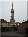 Westburn church rising above the neighbours