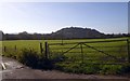 Gate with barbed wire, Burcott Lane