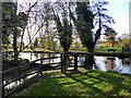 Side weir on River Brett