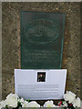 TG4227 : Memorial to Peter van Beusekom by Hugh Venables