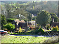 Houses below Church Lane, West Wycombe