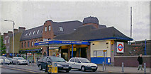 TQ1090 : Northwood Hills station, entrance on Joel Street (...) 2006 by Ben Brooksbank