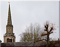 Spire and winter trees, Wolverhampton