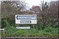 TL1316 : Roadsigns on the B653 Lower Luton Road by Geographer