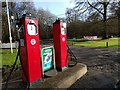 Old petrol pumps at Cadley