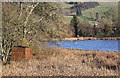 The bird hide at Yetholm Loch