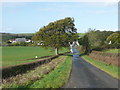 Approaching Dalrymple on the lane from Kirkmichael