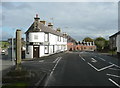 Cross and curved-ended building, Ochiltree