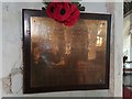 TM4280 : Plaque for WW1 memorial pulpit by Helen Steed