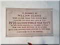 WW2 War memorial inside St.Andrew