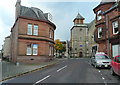 Glaisnock Street approaching the church, Cumnock