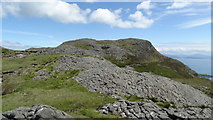 NM4584 : Eigg - On An Sgurr - View E towards summit by Colin Park