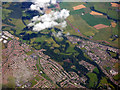Dean Castle Country Park from the air