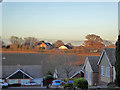 View north from Hill View Close, Rowhedge