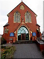 Entrance to St Julians Methodist Church, Newport