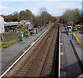 Through Bynea railway station,  Carmarthenshire 