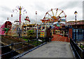 Funfair entrance in Stourport, Worcestershire