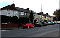 Houses and cars, Mendalgief Road, Newport