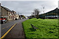 Roadside bench in Treherbert