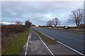 Eastbound cycle path