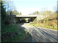 ST0480 : Bridge carrying the M4 over the Hensol to Miskin road by John Lord